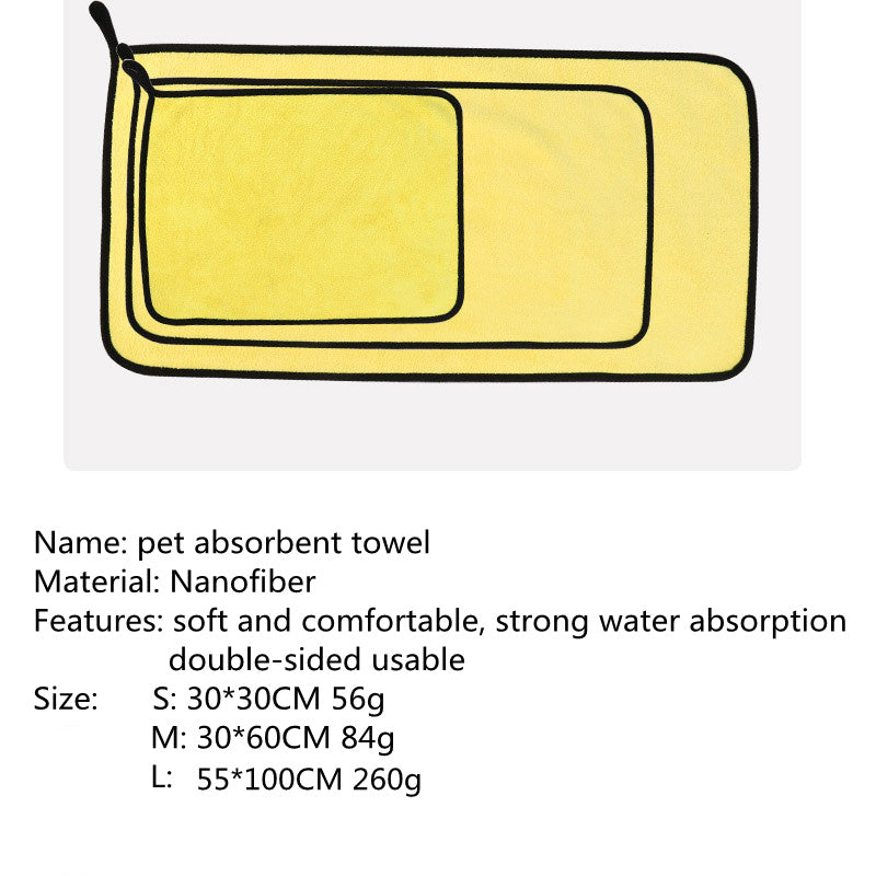 Multi-size High Quality Pet Bath Towel