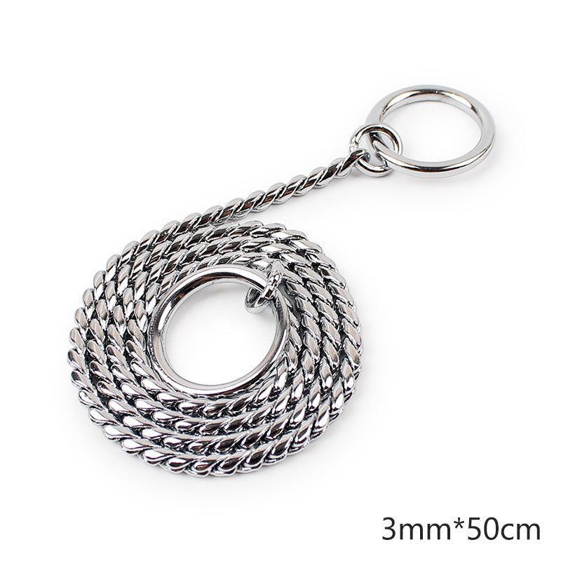 Stainless iron pet drawstring