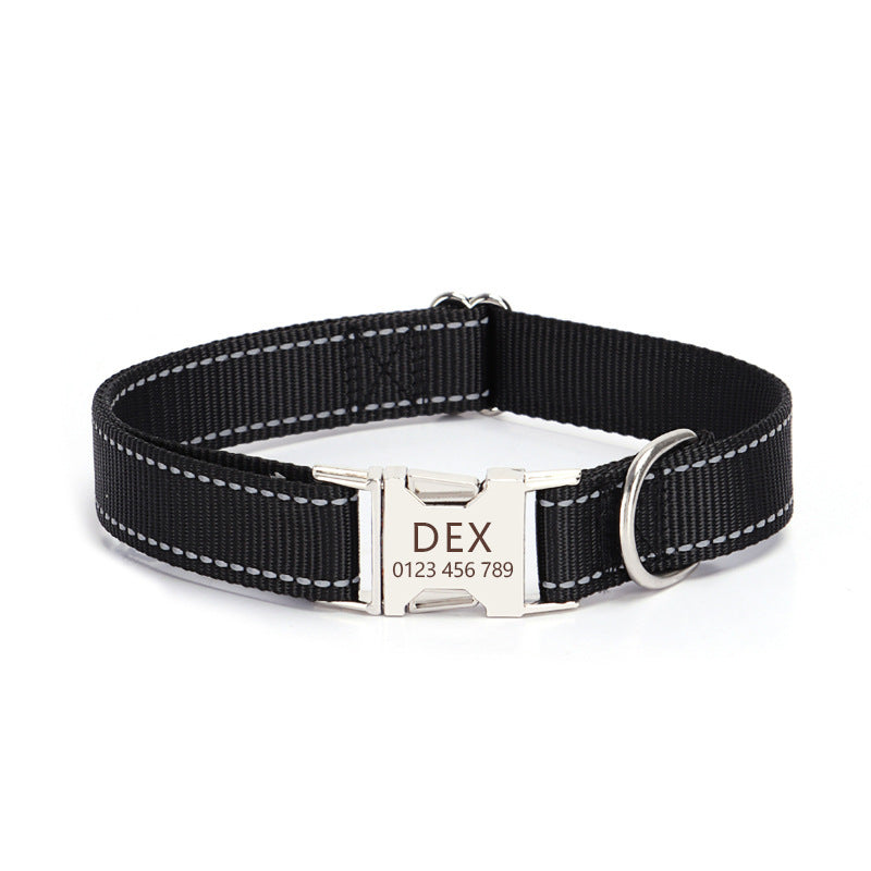 Nylon Reflective Dog Collar