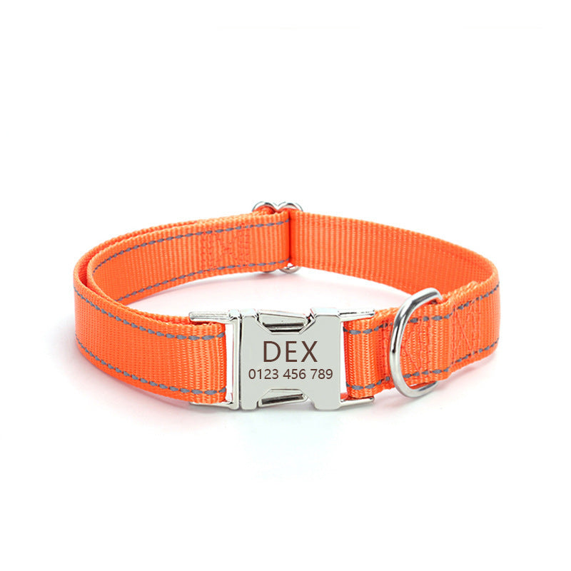 Nylon Reflective Dog Collar