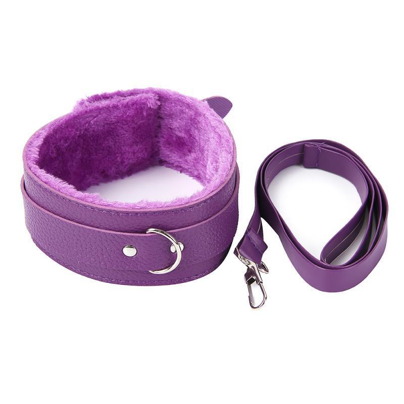 Leather Plush Collar