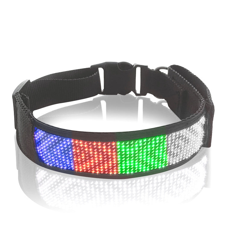 LED luminous pet collar