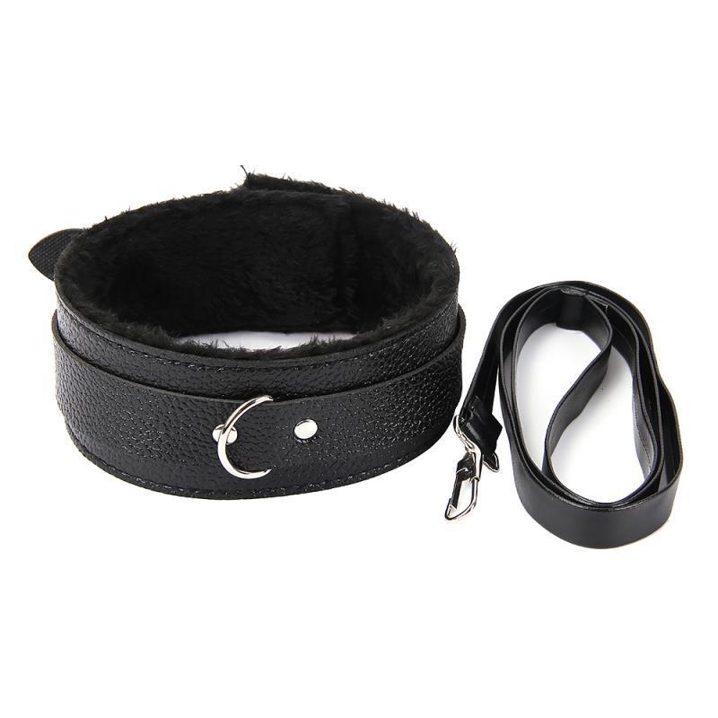 Leather Plush Collar