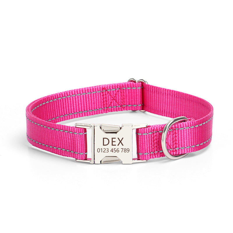 Nylon Reflective Dog Collar