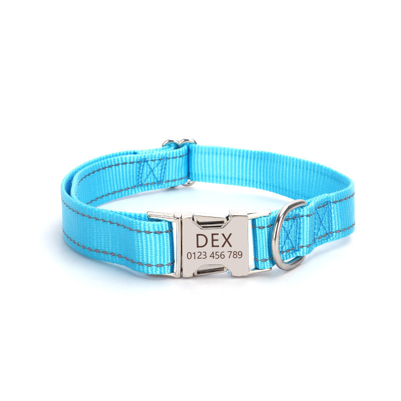 Nylon Reflective Dog Collar