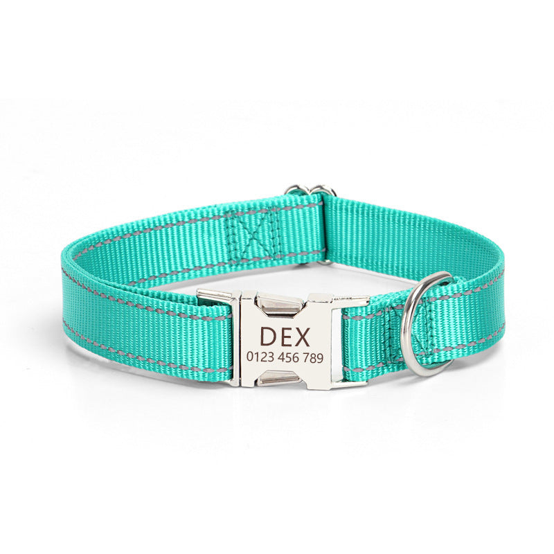 Nylon Reflective Dog Collar