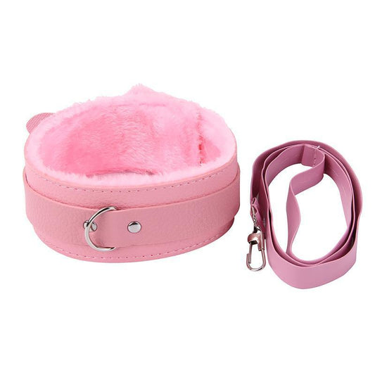 Leather Plush Collar